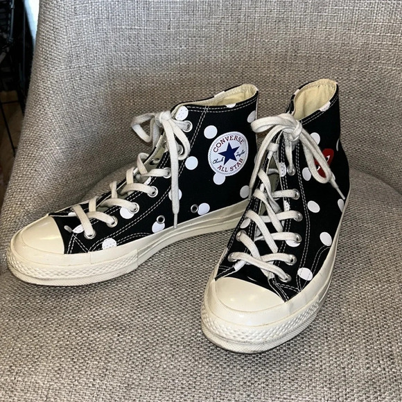 Comme Des Garçons Play x Converse Chuck 70  Hi top Sneakers - Picture 8 of 12
